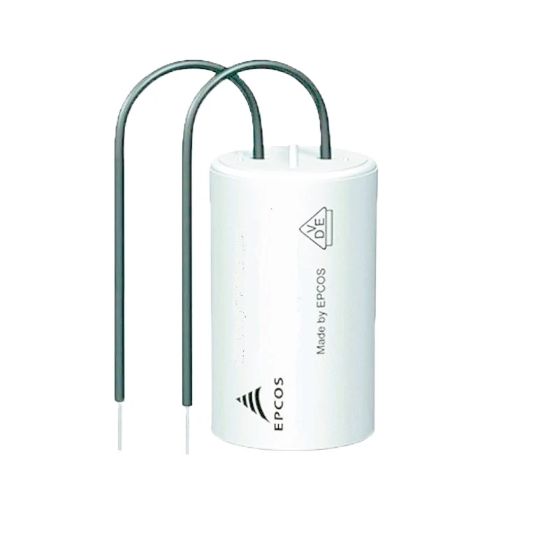 Capacitor Permanente 2uf 250vca Saída Fios Caneca Plástica 5 Peças