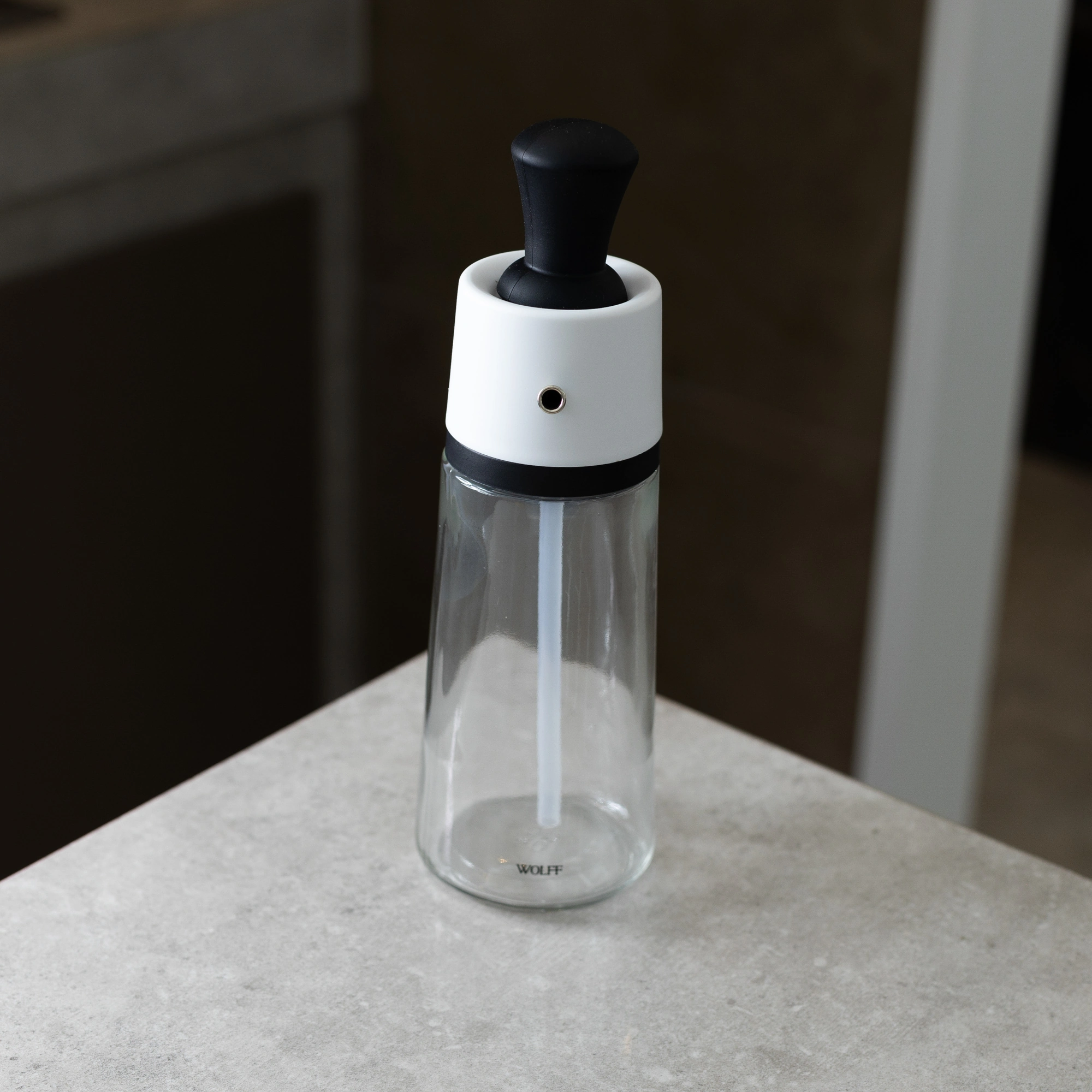 Galheteiro Vidro Pincel Medidor Silicone 550ml 20733 Rojemac