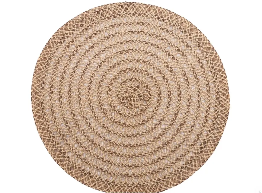 Lugar Americano Poliester Mesclado Flowered Marrom 38cm 25773 Rojemac