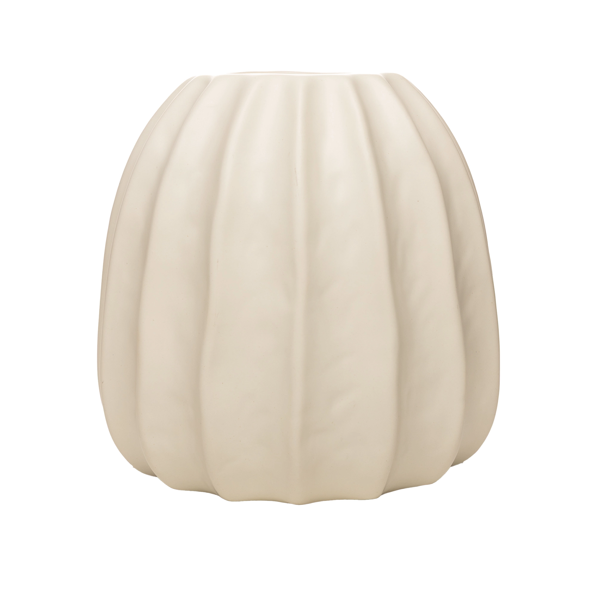 Vaso Ceramica Pilar Branco 15x17,5cm 62079 Rojemac