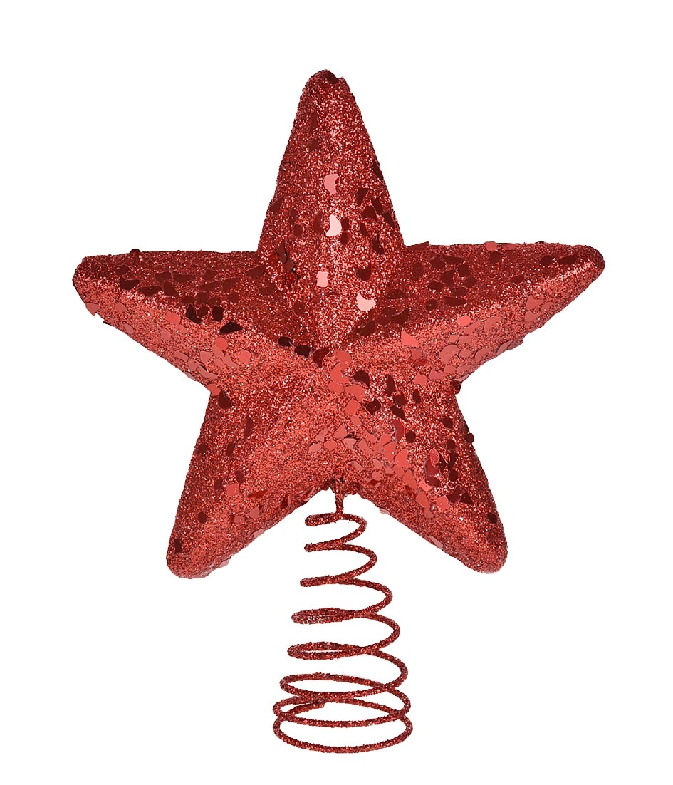 Estrela Topo Arvore Vermelho 20cm 44498 009 Grillo