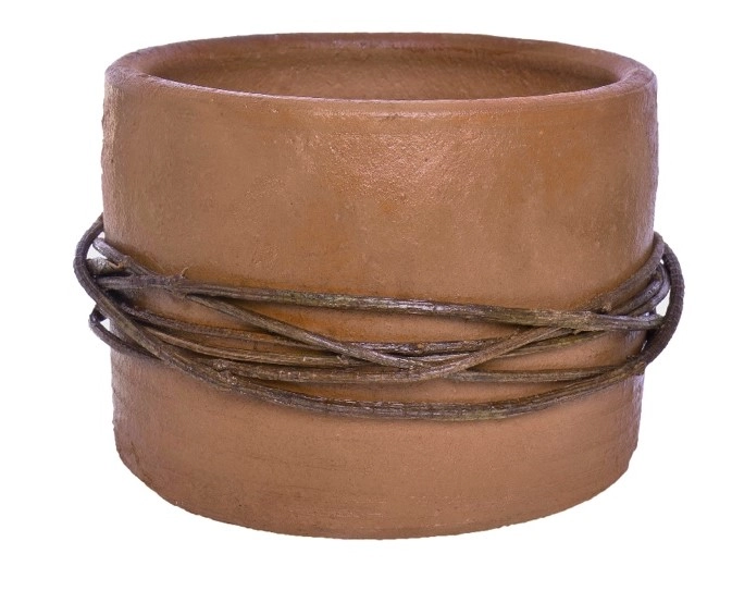 Vaso Ceramica Cipo G Marrom 50517 102 Grillo