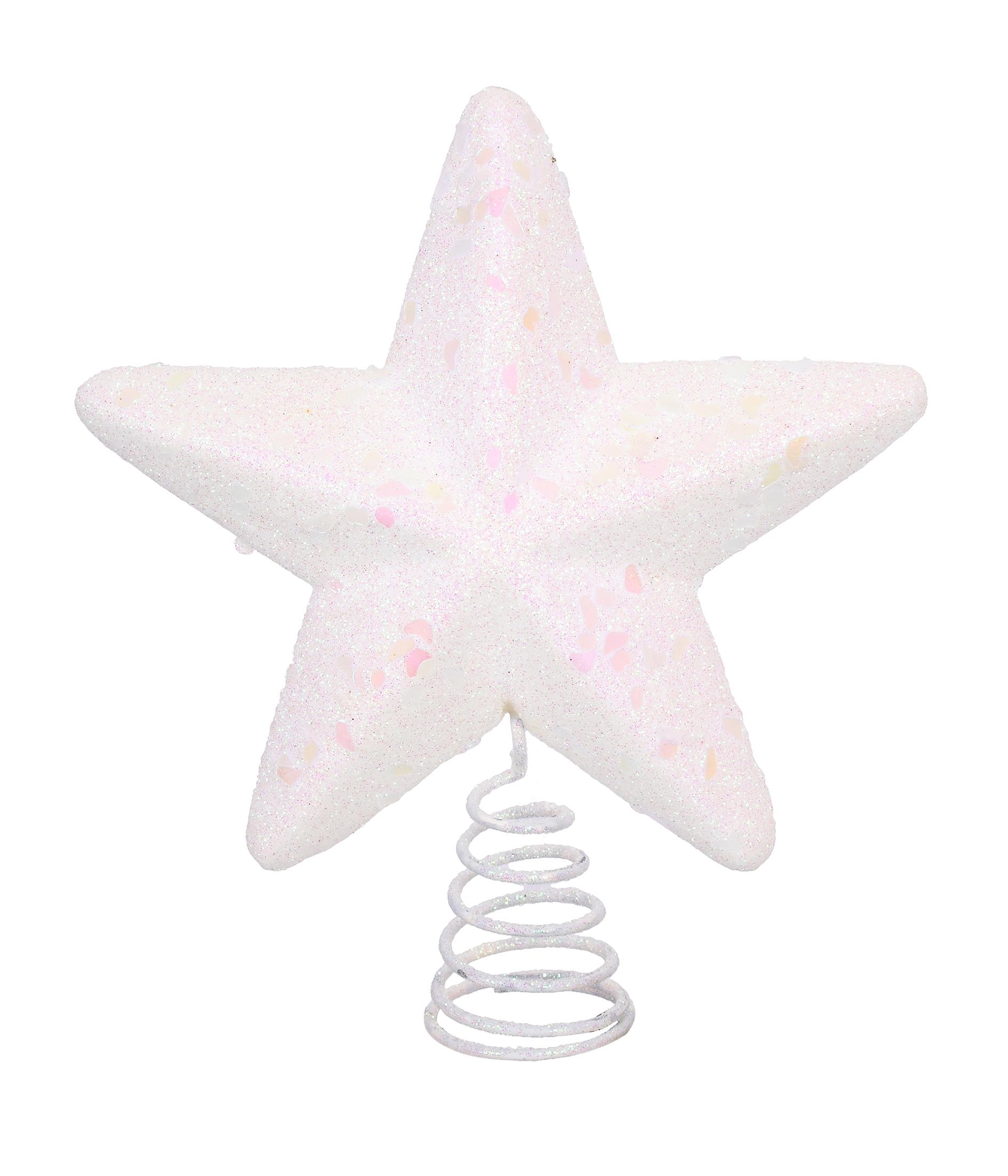 Estrela Topo Arvore 20cm Branco