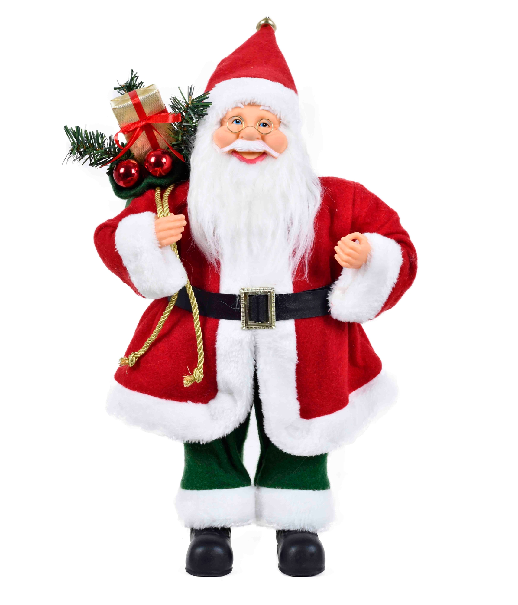Papai Noel Saco Presentes Vermelho 40cm 60681 035 Grillo
