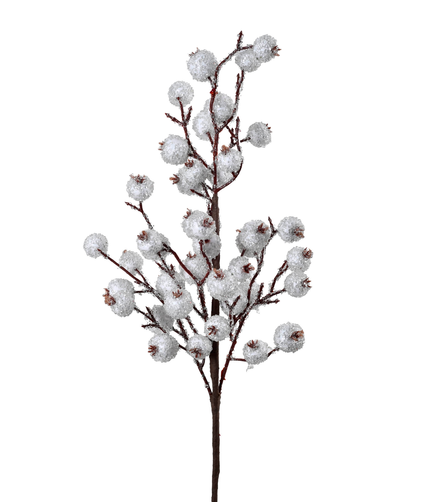 Haste Berries Cristalizado Branco 45cm 61349 008 Grillo