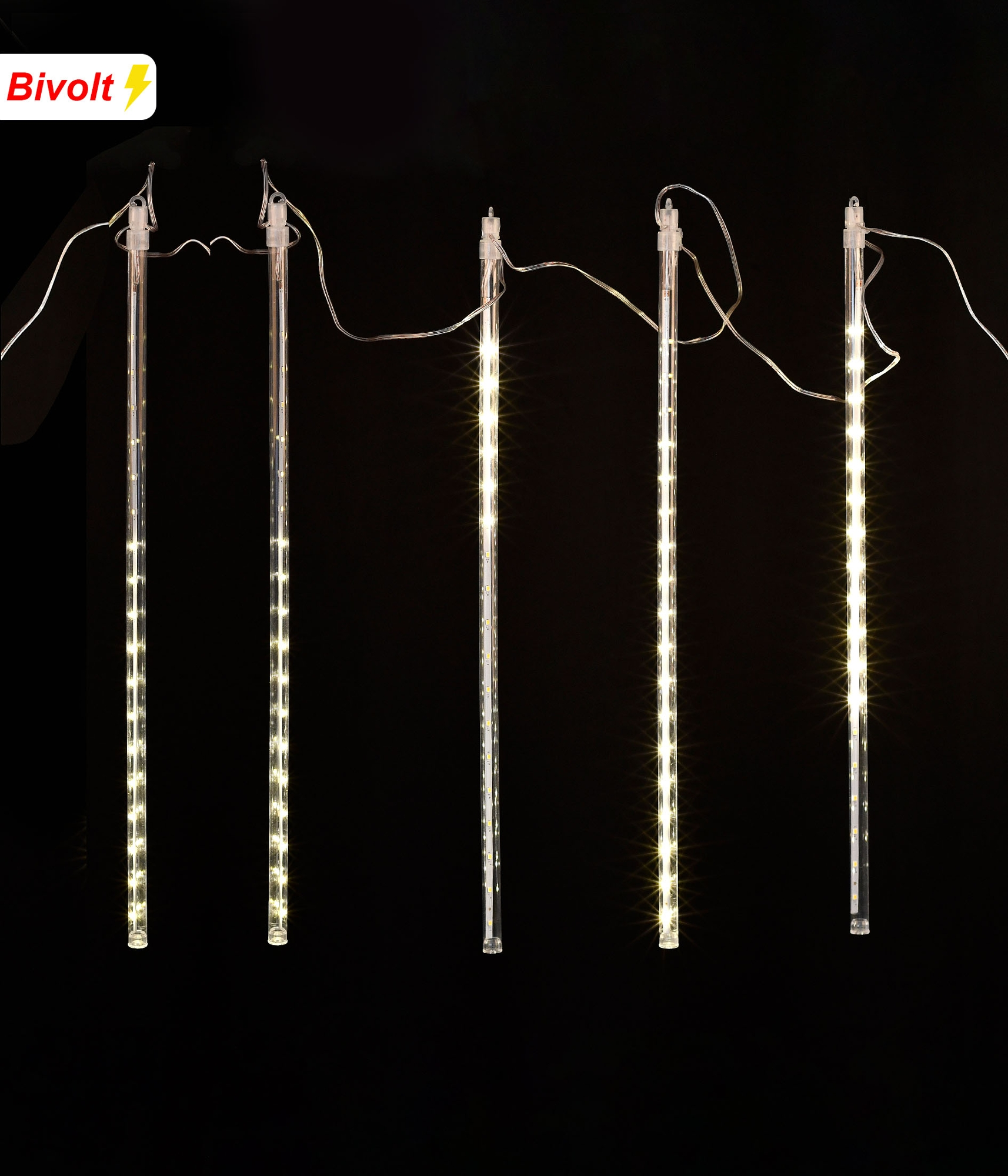 Pisca Cascata Tubo Led 50cm Branco Quente 61457 359 Grillo