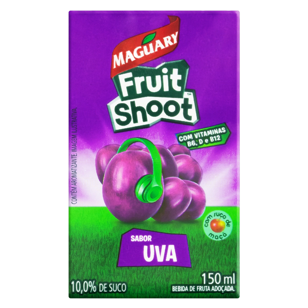 Bebida Adoçada Uva Maguary Fruit Shoot Caixa 150ml