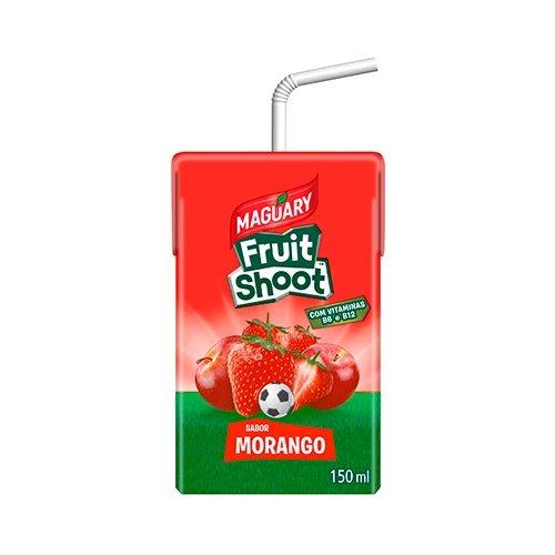 Bebida Adoçada Morango Maguary Fruit Shoot Caixa 150ml