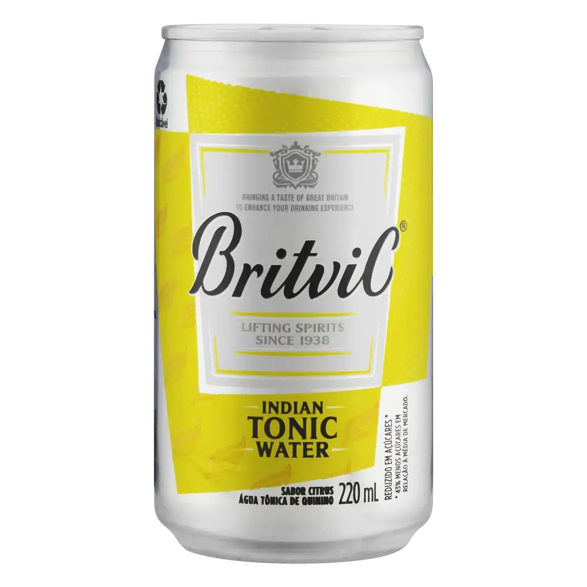 água Tônica Indian Citrus Britvic Lata 220ml