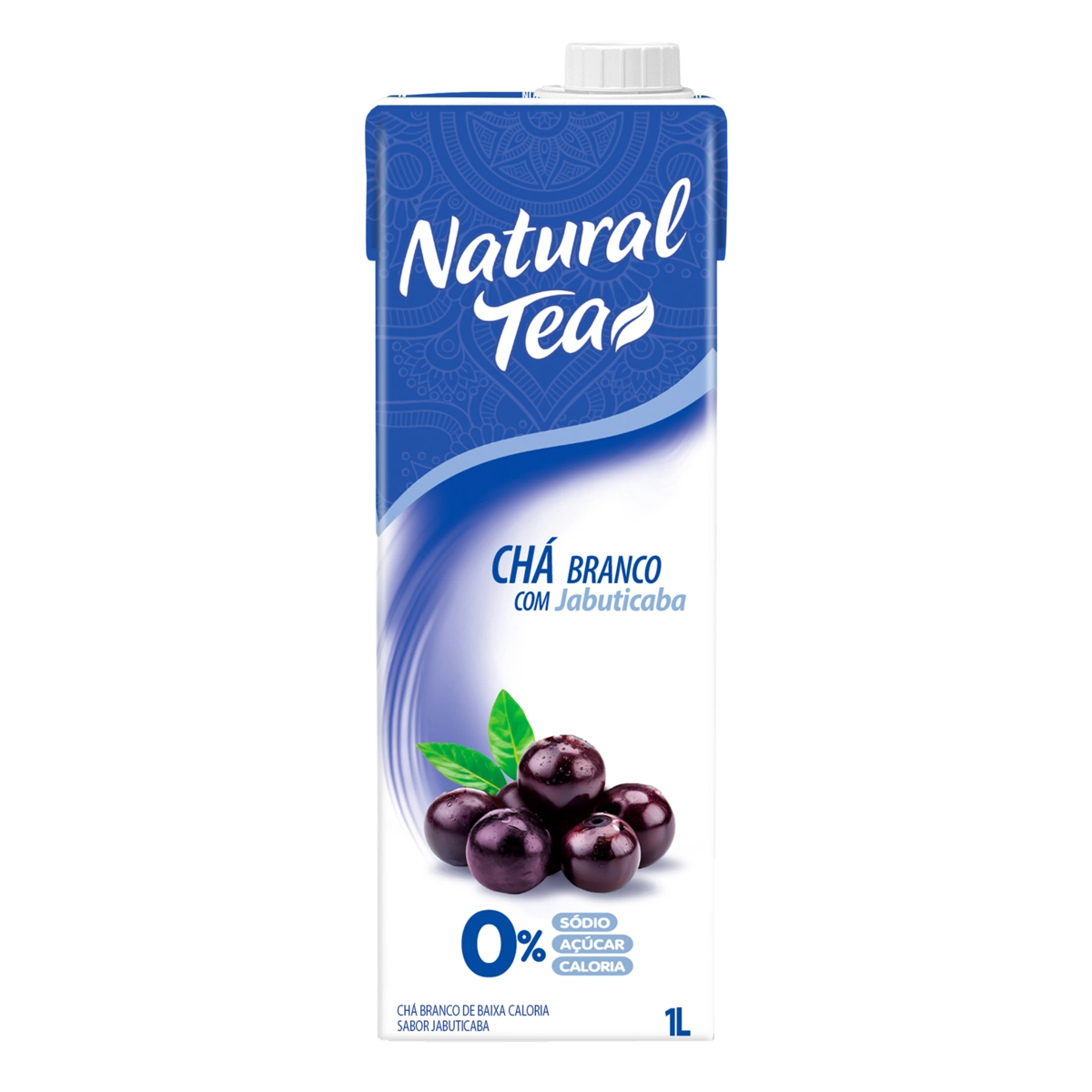 Chá Branco Jabuticaba Zero Açúcar Natural Tea Caixa 1l