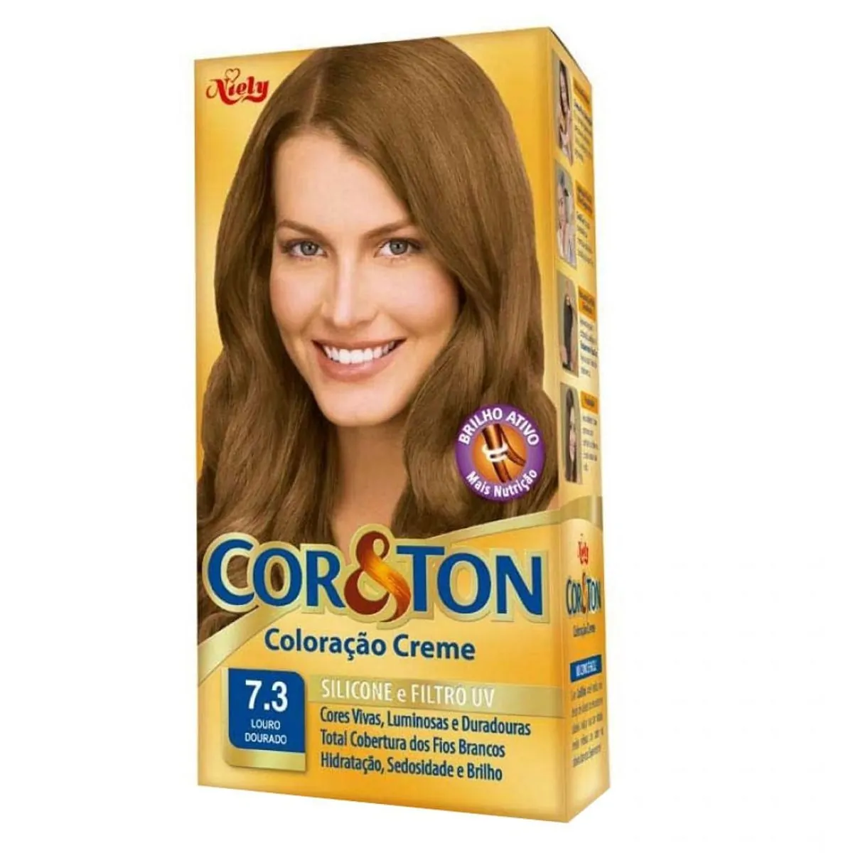 Coloração Cor & Ton Mini 7.3 Louro Dourado