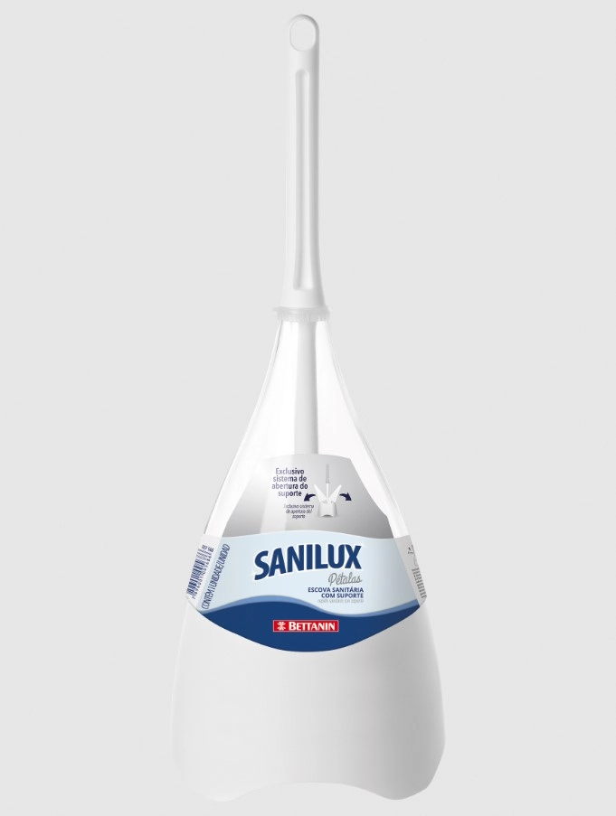 Escova Sanitaria Sanilux Petala Branca Btn565p Bettanin