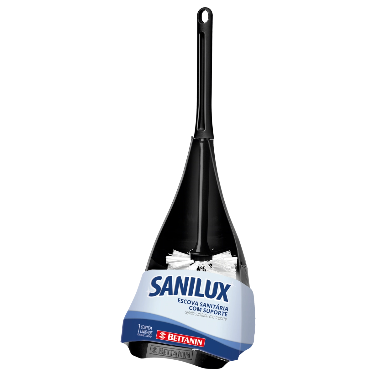 Escova Sanitária Com Pote Branca Sanilux