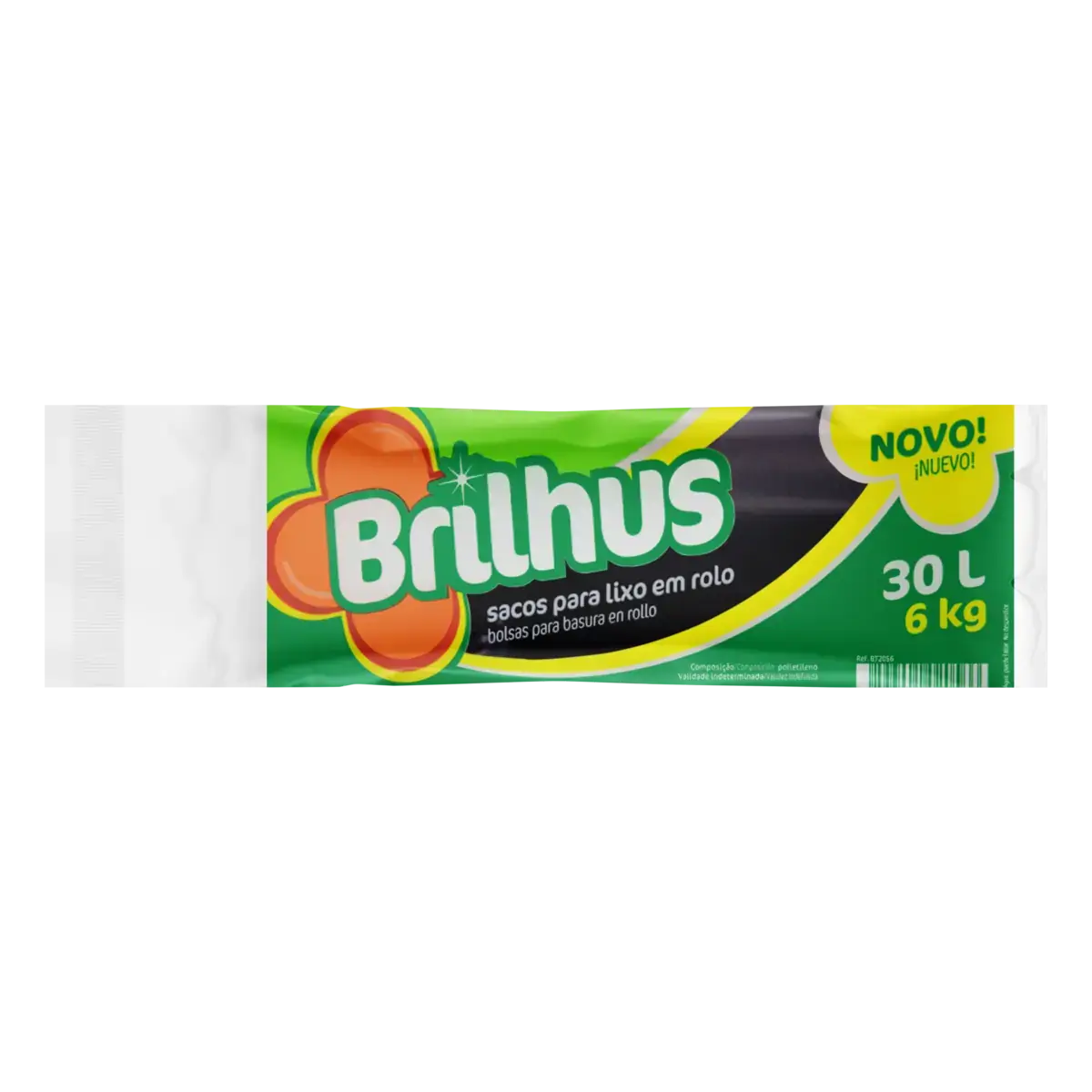 Saco Para Lixo Tipo B 30l Brilhus 30 Unidades