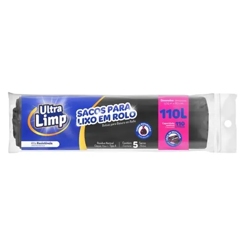 Ultralimp Saco Para Lixo Rolo 110l 1x30