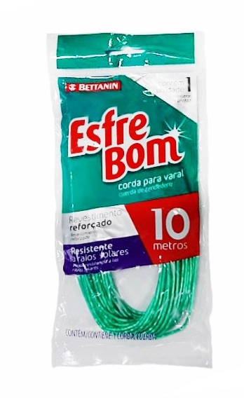 Esfrebom Corda P/ Varal Revest 10m 1x60