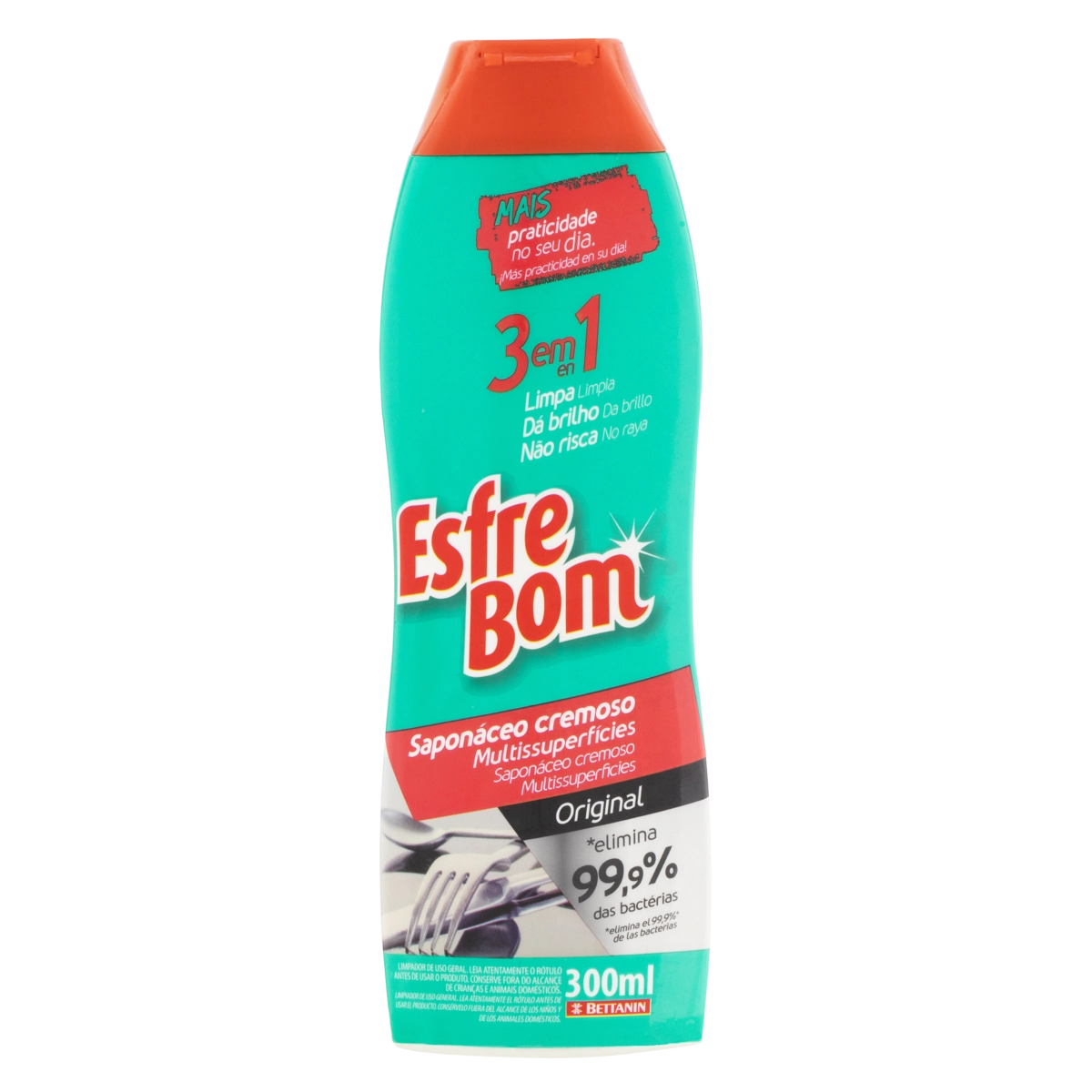 Saponáceo Cremoso Multissuperfícies Original Esfrebom Squeeze 300ml