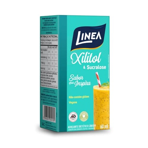 Adoçante Líquido Xilitol E Sucralose Linea Caixa 60ml