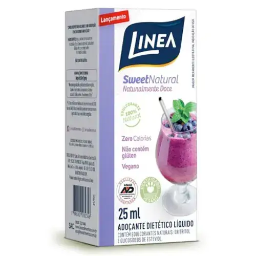 Adoçante Líquido Sweet Natural Linea Caixa 25ml