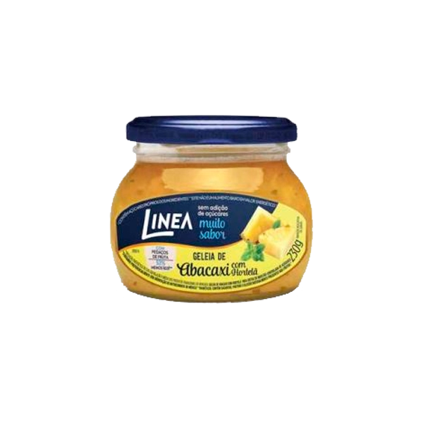 Geleia Abacaxi Com Hortelã Linea Vidro 230g