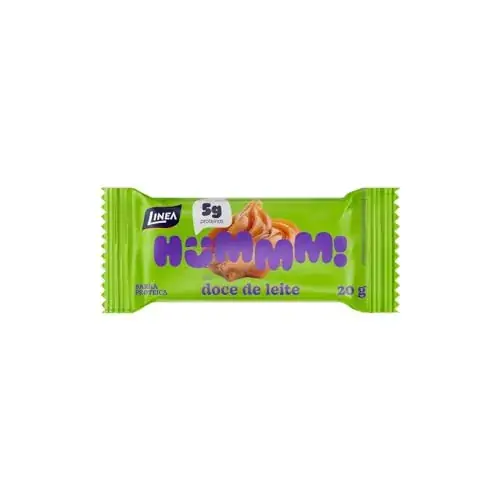 Barra De Proteína Doce De Leite Linea Hummm Pacote 20g
