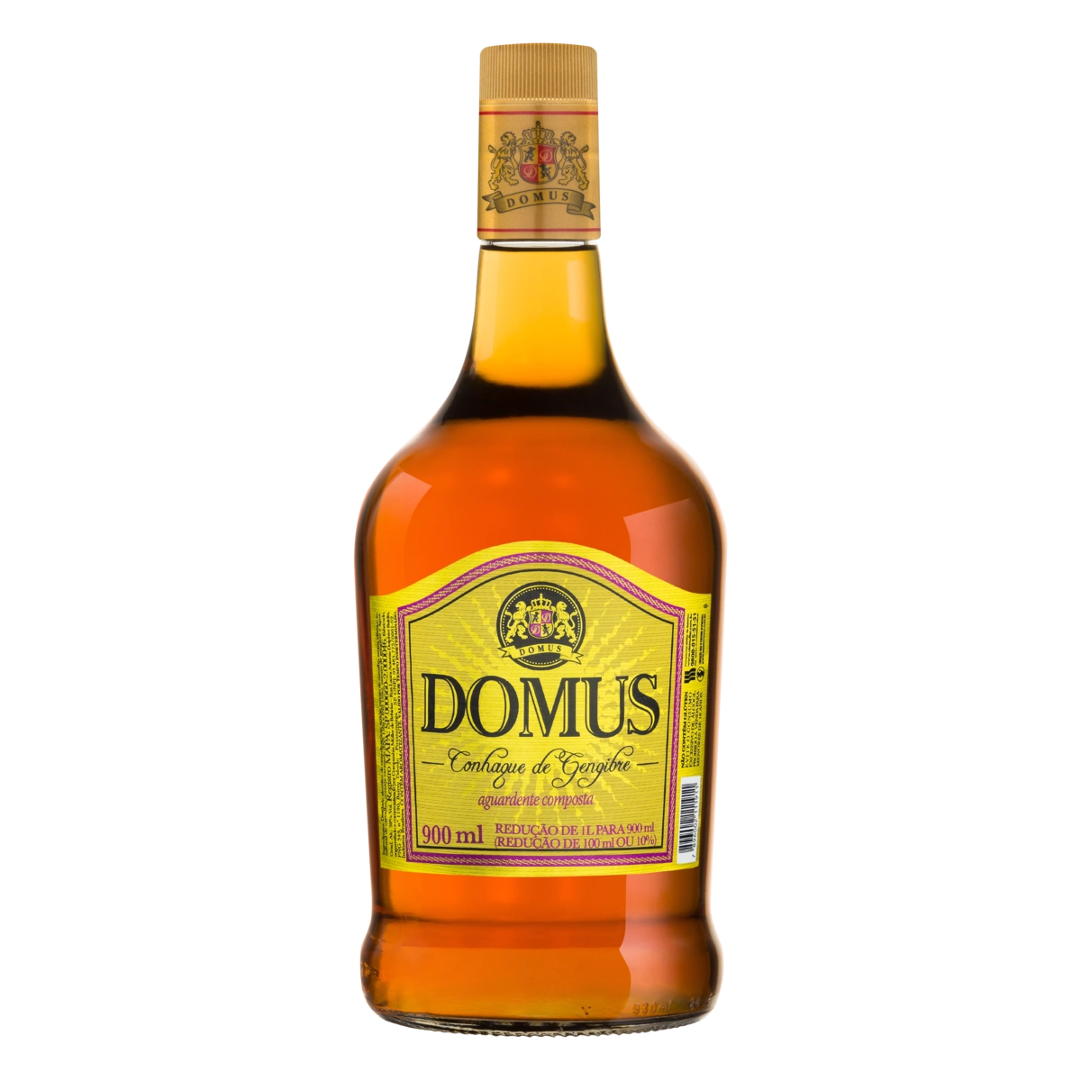 Conhaque De Gengibre Domus Garrafa 900ml