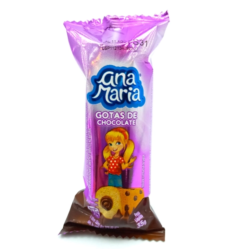 Bolo Ana Maria Gotas Chocolate 35g