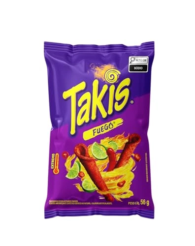 Salgadinho De Milho Fuego Takis Pacote 56g