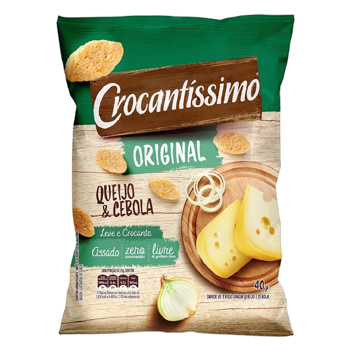 Crocantíssimo Queijo E Cebola Pulmann