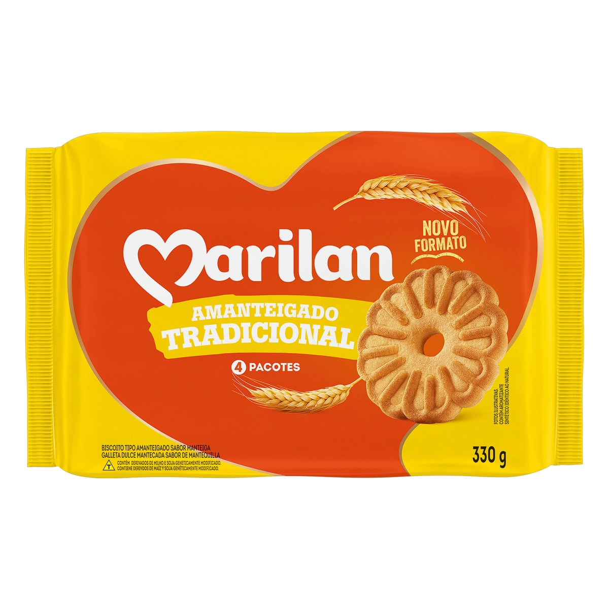 Biscoito Amanteigado Tradicional Marilan Pacote 330g