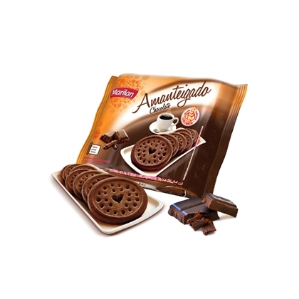 Biscoito Amanteigado Chocolate Marilan Pacote 330g