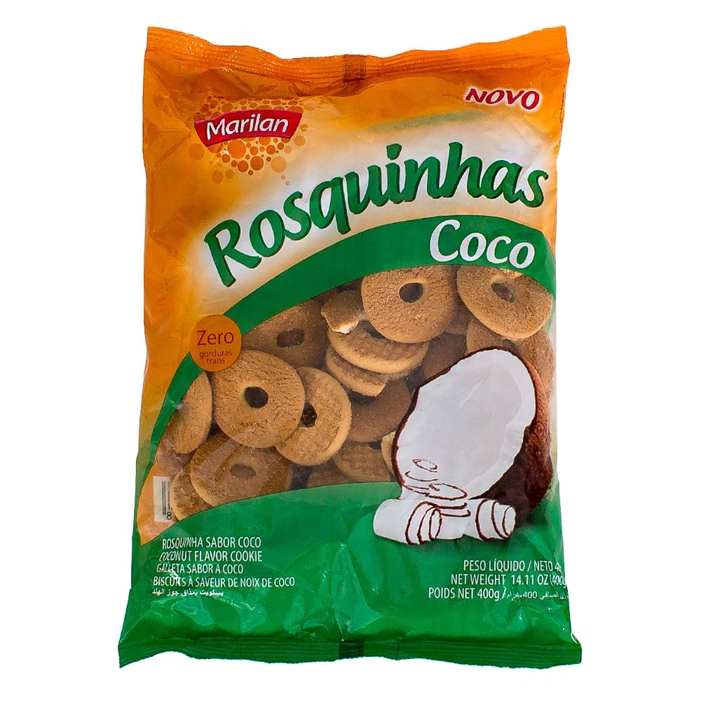 Biscoito Rosquinha Coco Marilan Pacote 400g