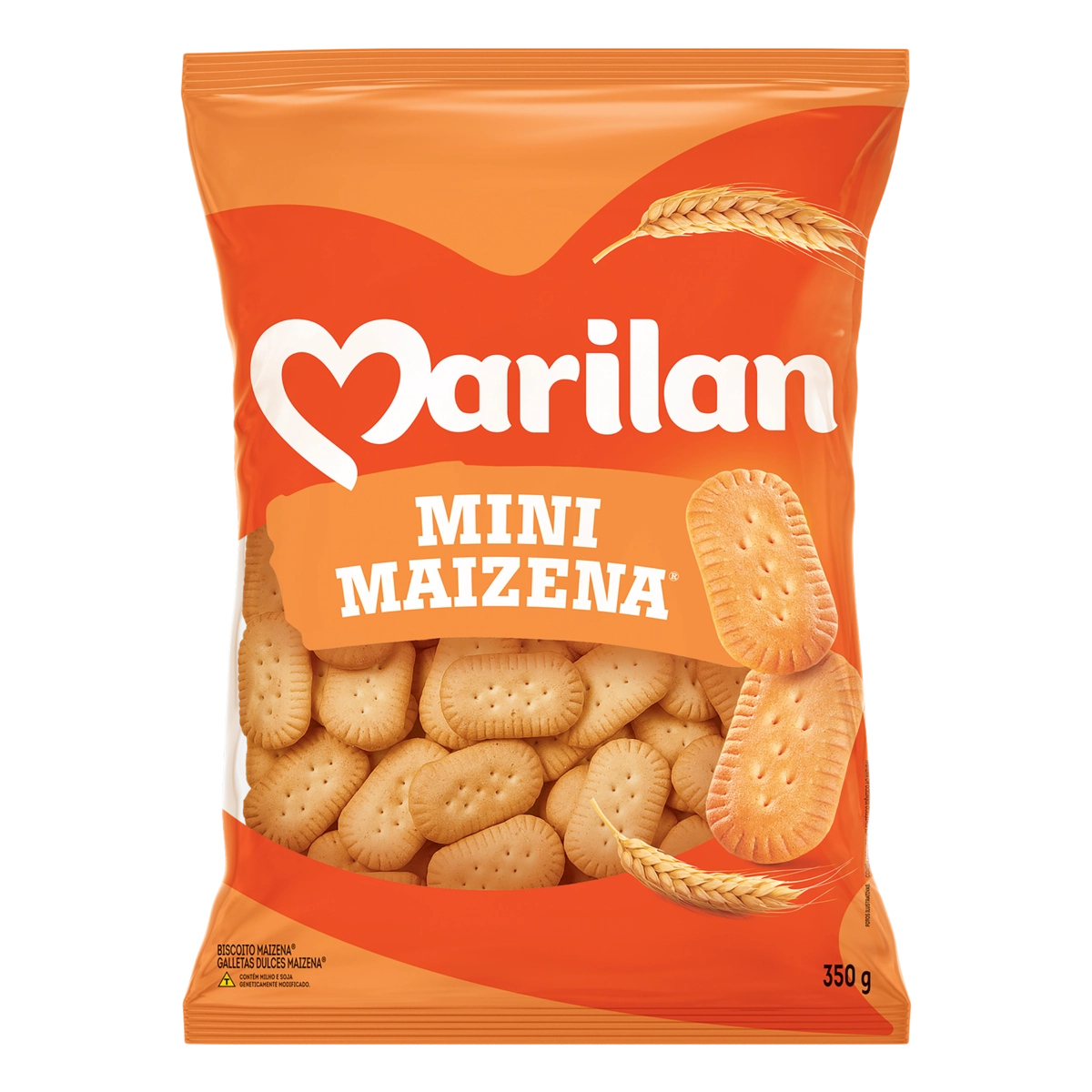 Biscoito Marilan Mini Maizena Pacote 350g