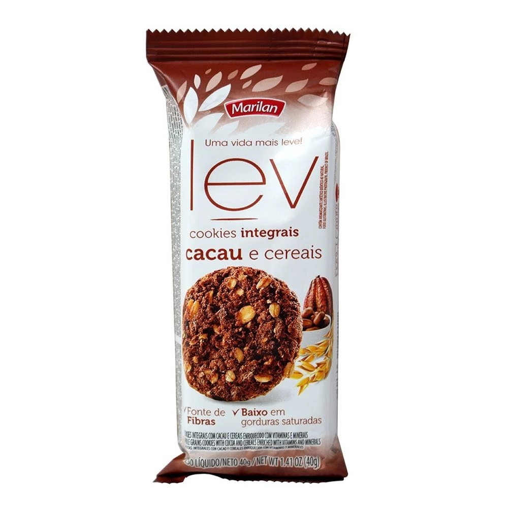 Biscoito Cookies Marilan Cacau E Cereais