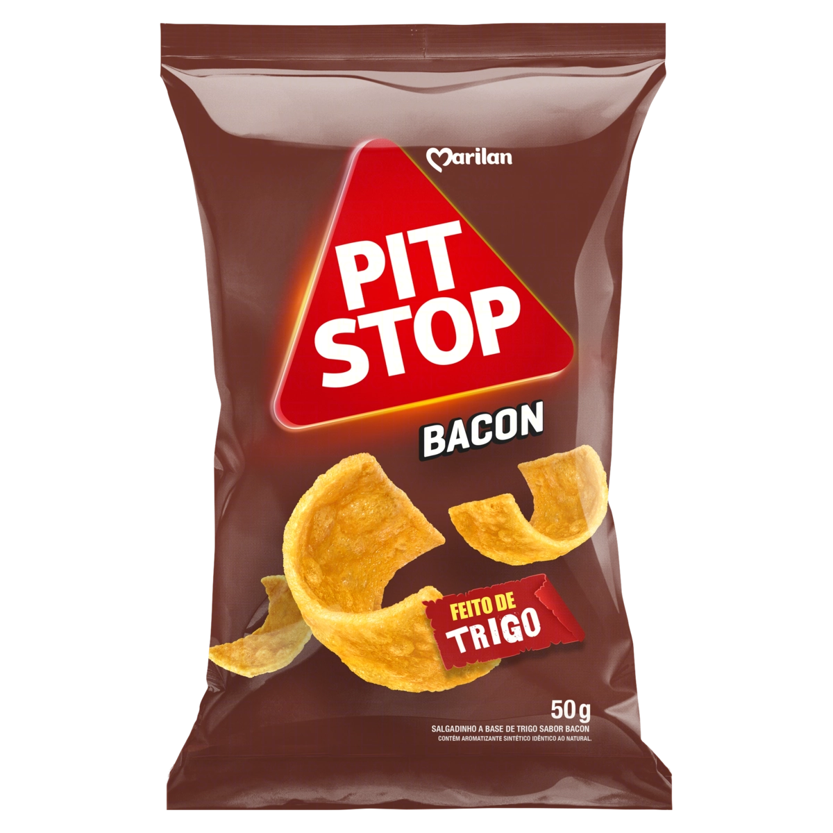 Salgadinho De Trigo Bacon Marilan Pit Stop Pacote 50g