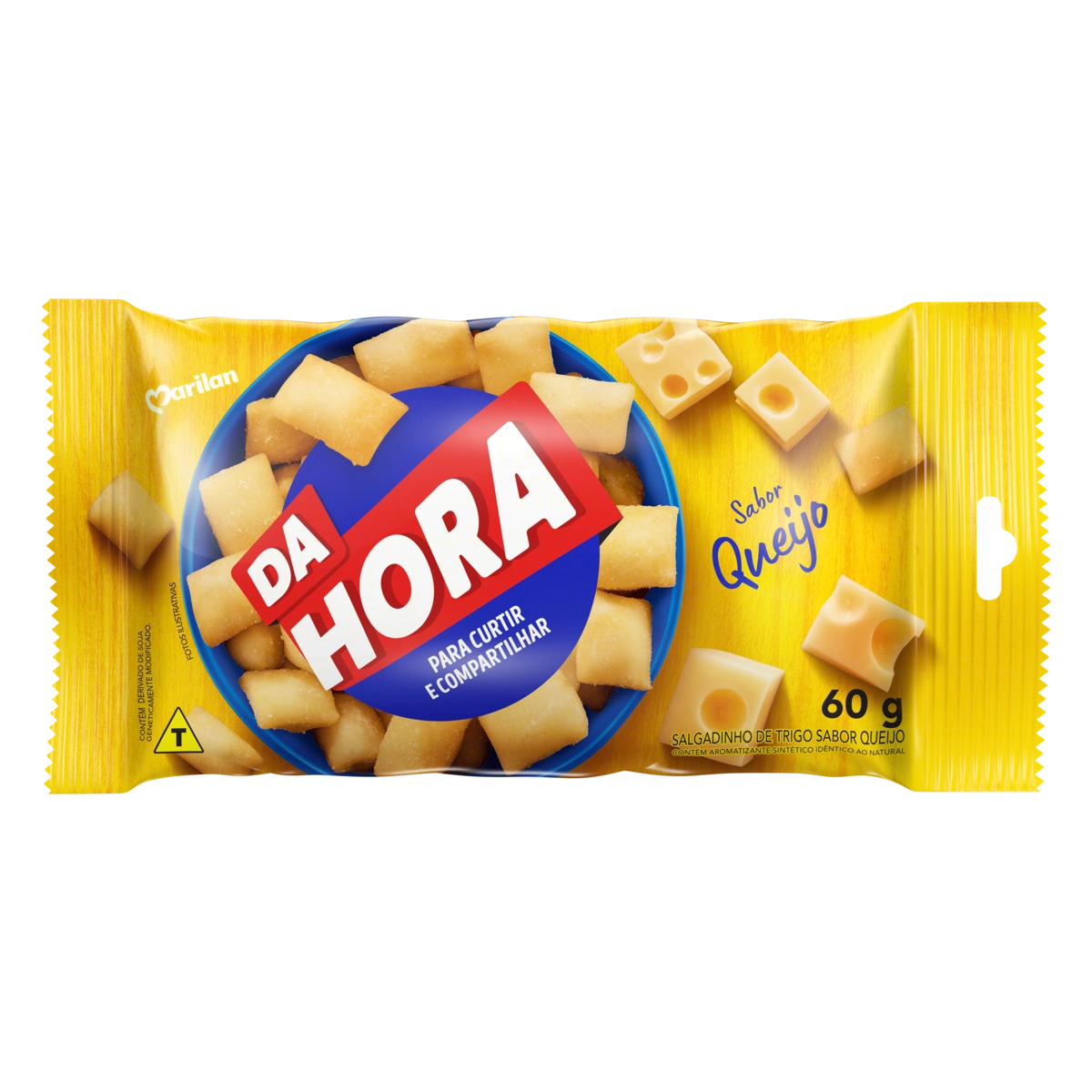 Salgadinho De Trigo Queijo Marilan Da Hora Pacote 60g