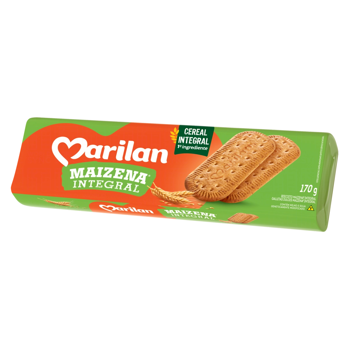 Biscoito Integral Marilan Maizena Pacote 170g