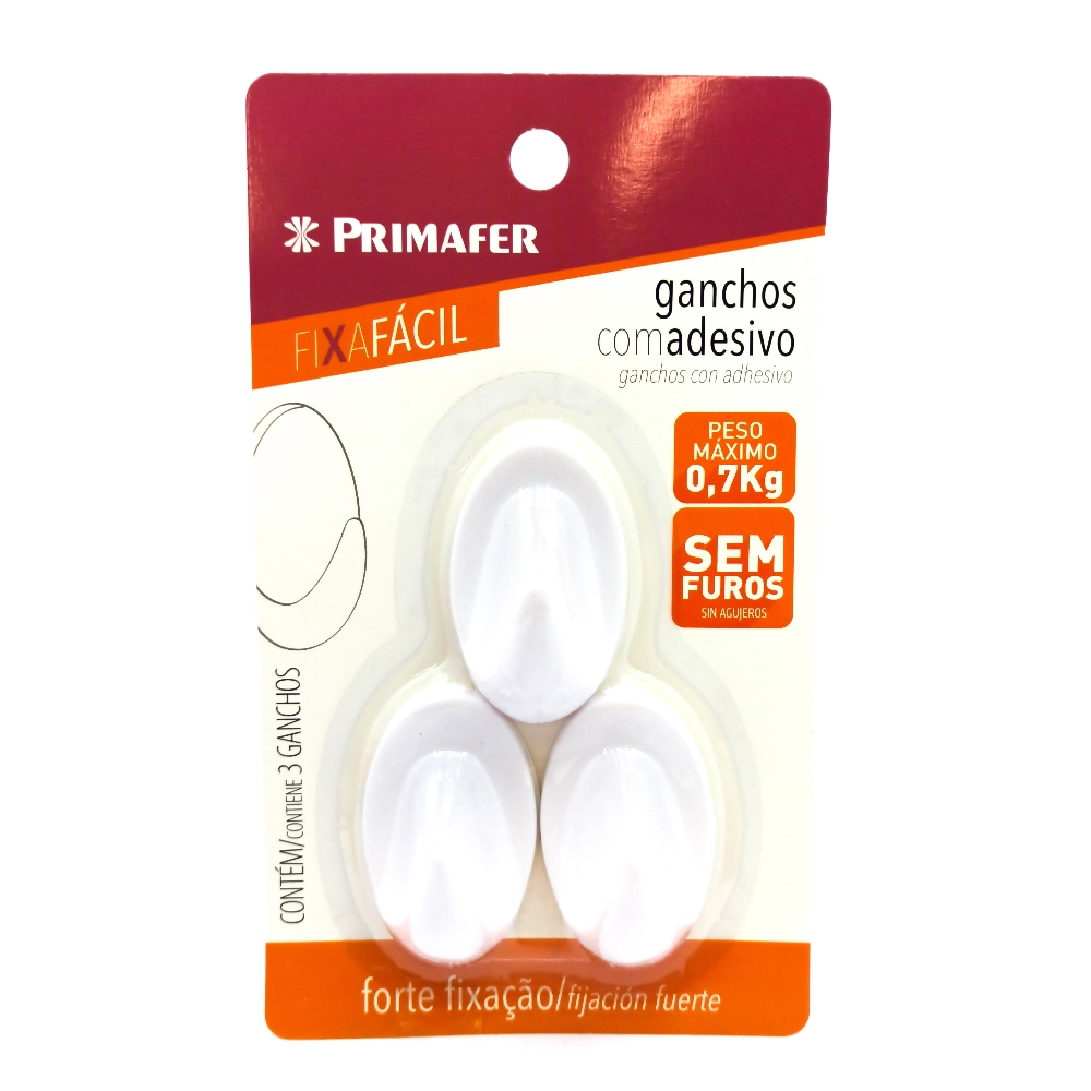 Primafer Gancho C/adesivo P/