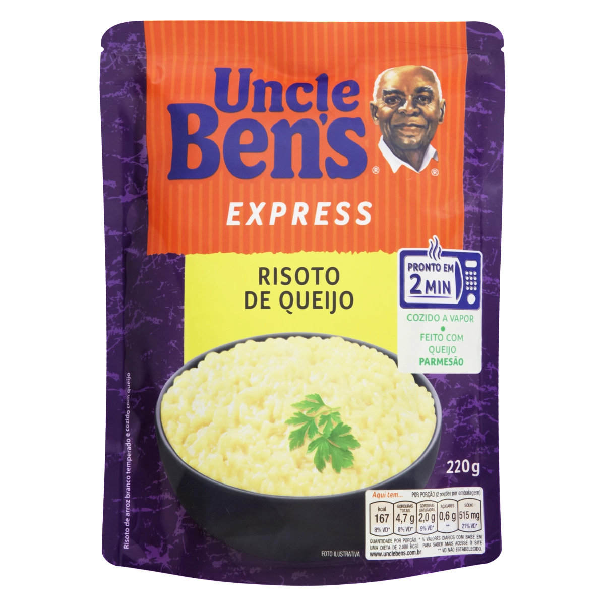 Risoto Queijo Uncle Bens Express Sachê 220g