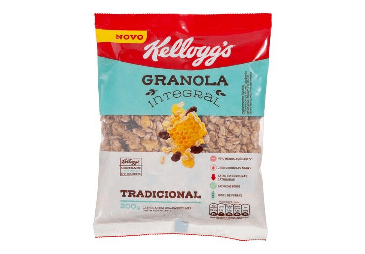 Granola Tradicional Kelloggs Pacote 200g