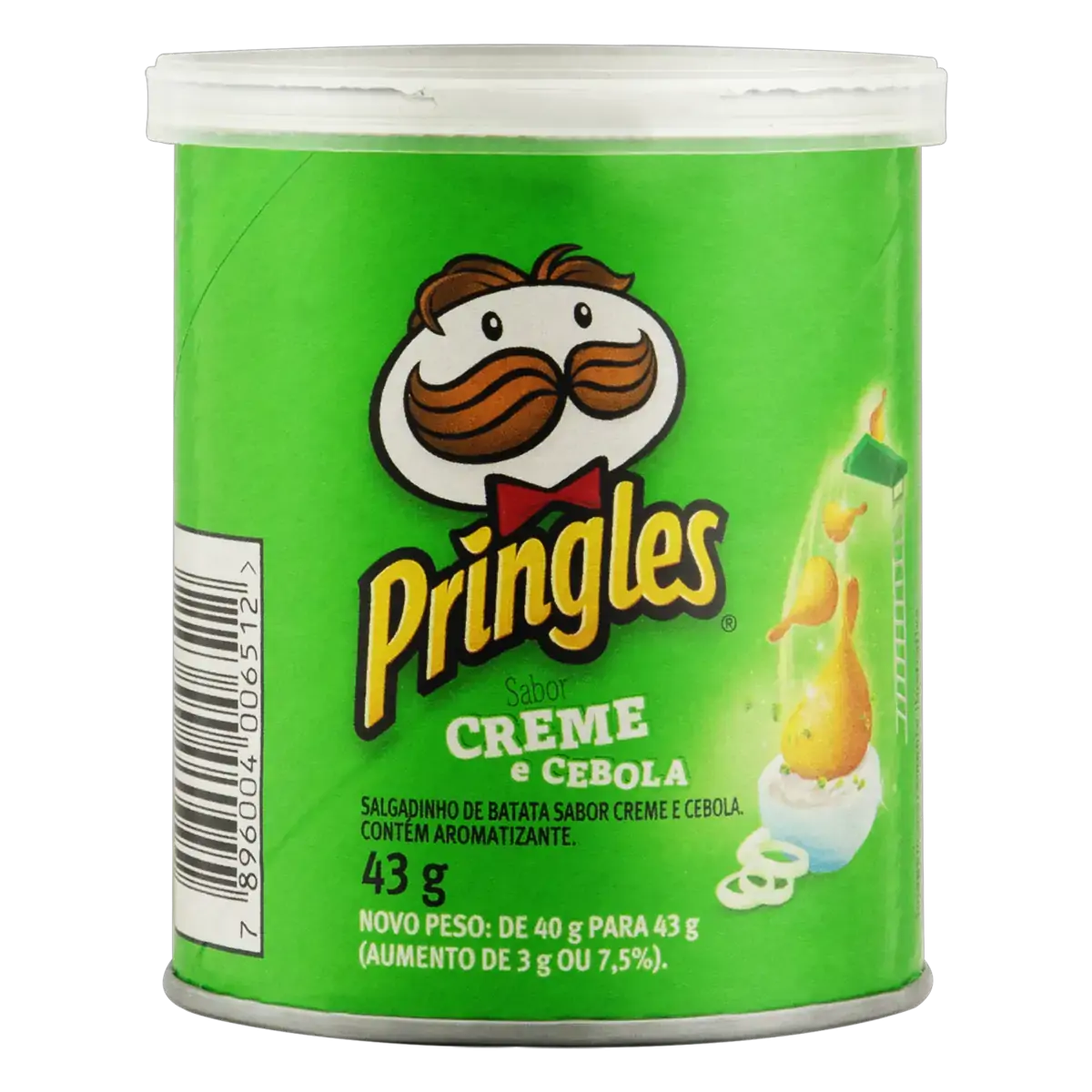 Salgadinho De Batata Creme E Cebola Pringles Lata 43g