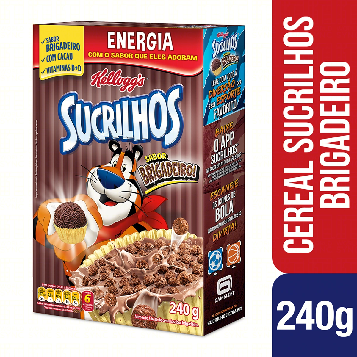 Cereal Matinal Brigadeiro Kelloggs Sucrilhos Caixa 240g