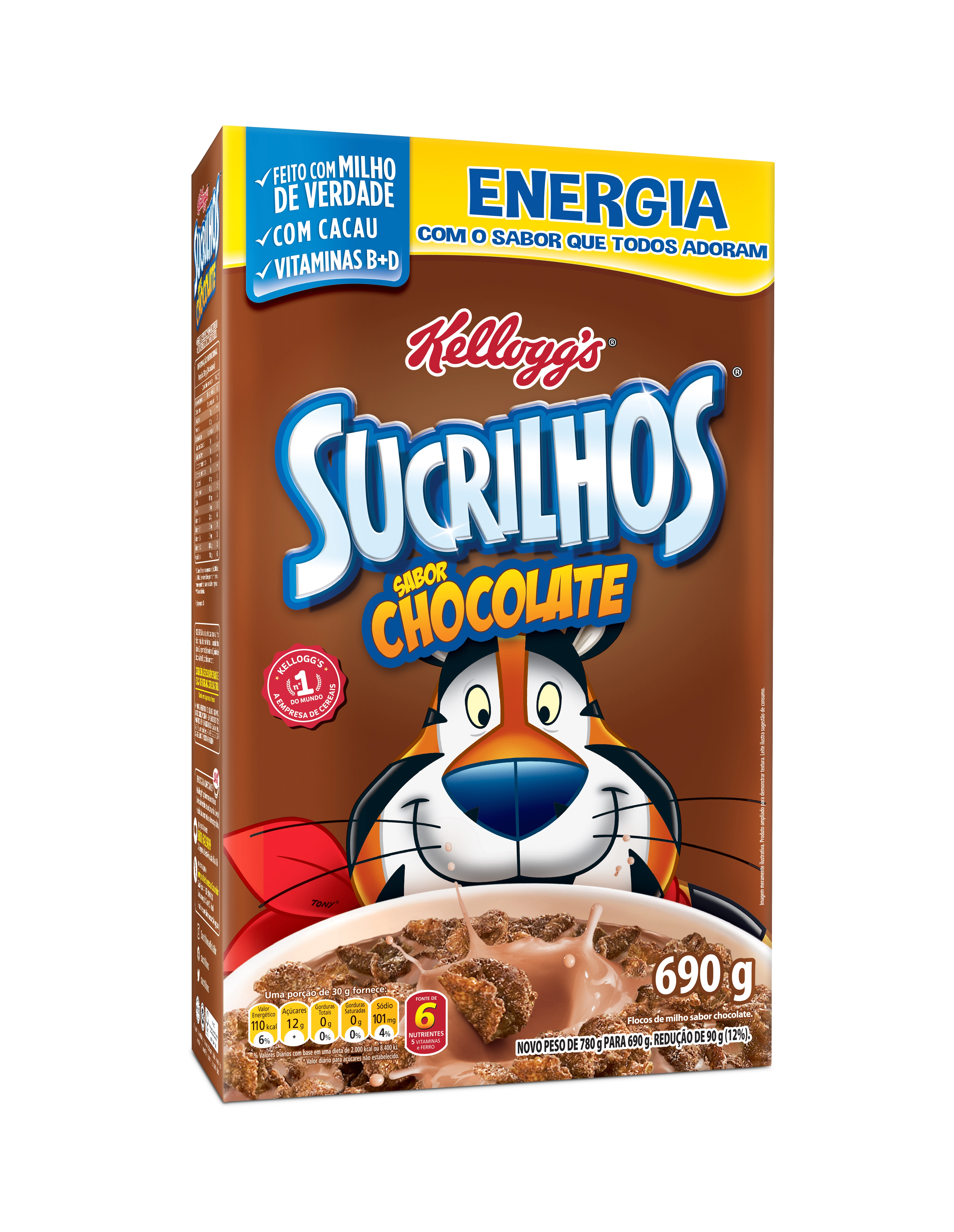 Cereal Matinal Chocolate Kelloggs Sucrilhos Caixa 690g