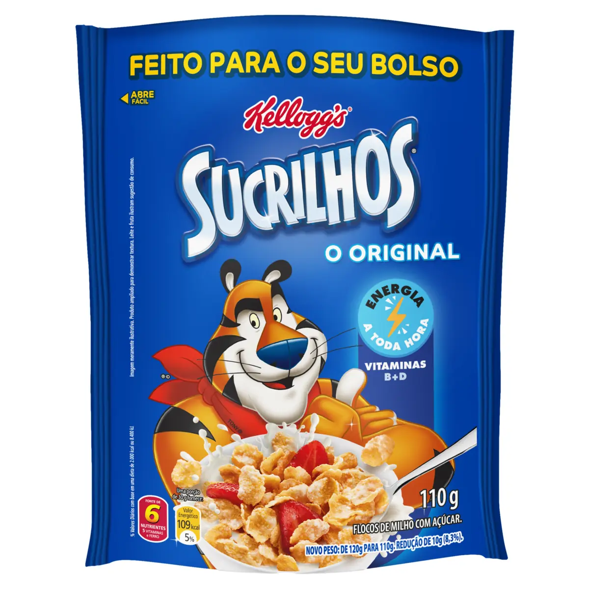 Cereal Matinal Original Kelloggs Sucrilhos Pacote 110g
