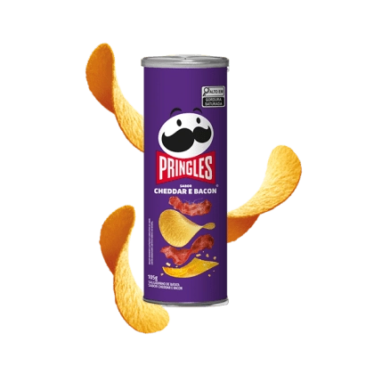 Salgadinho De Batata Cheddar E Bacon Pringles Tubo 105g