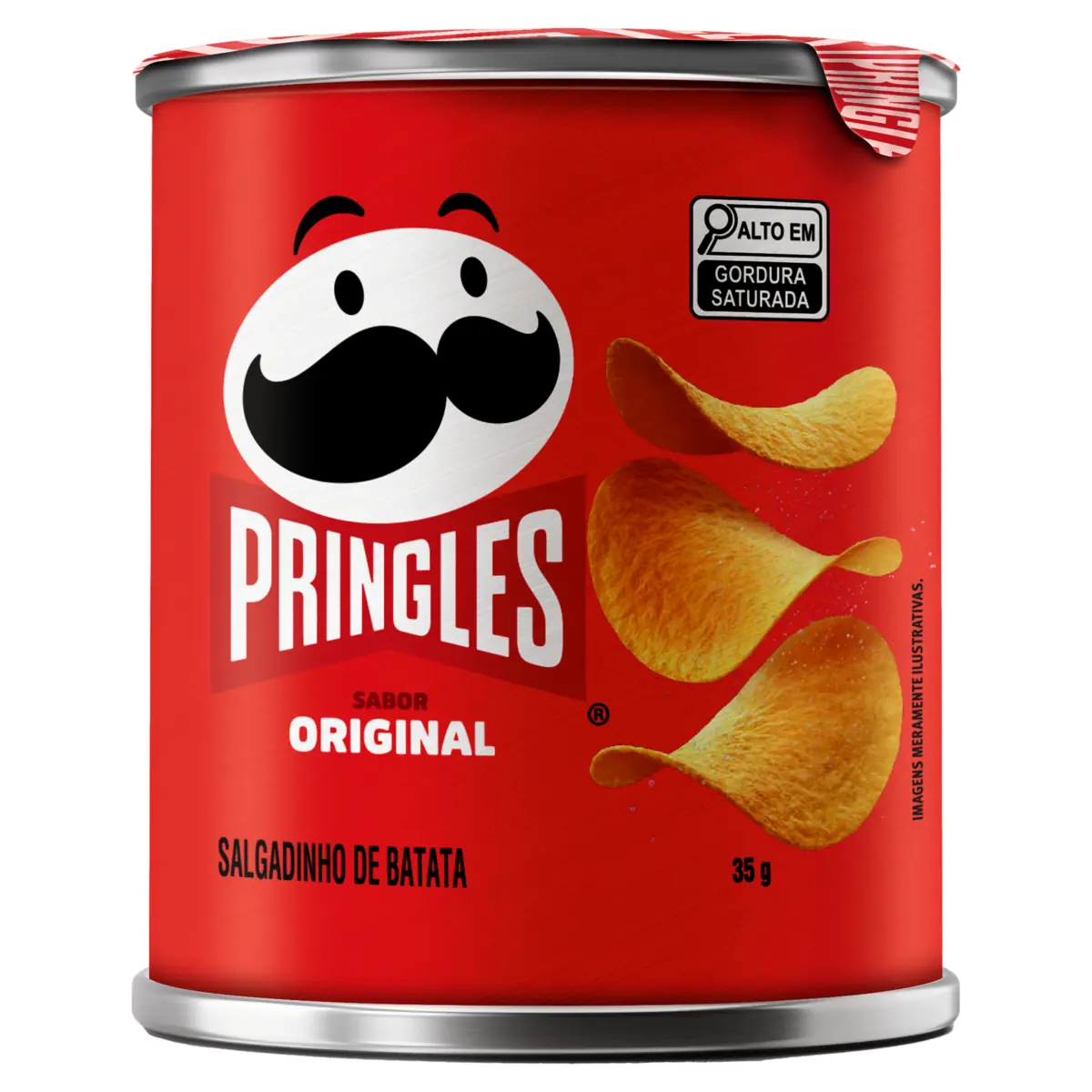 Salgadinho De Batata Original Pringles Lata 35g