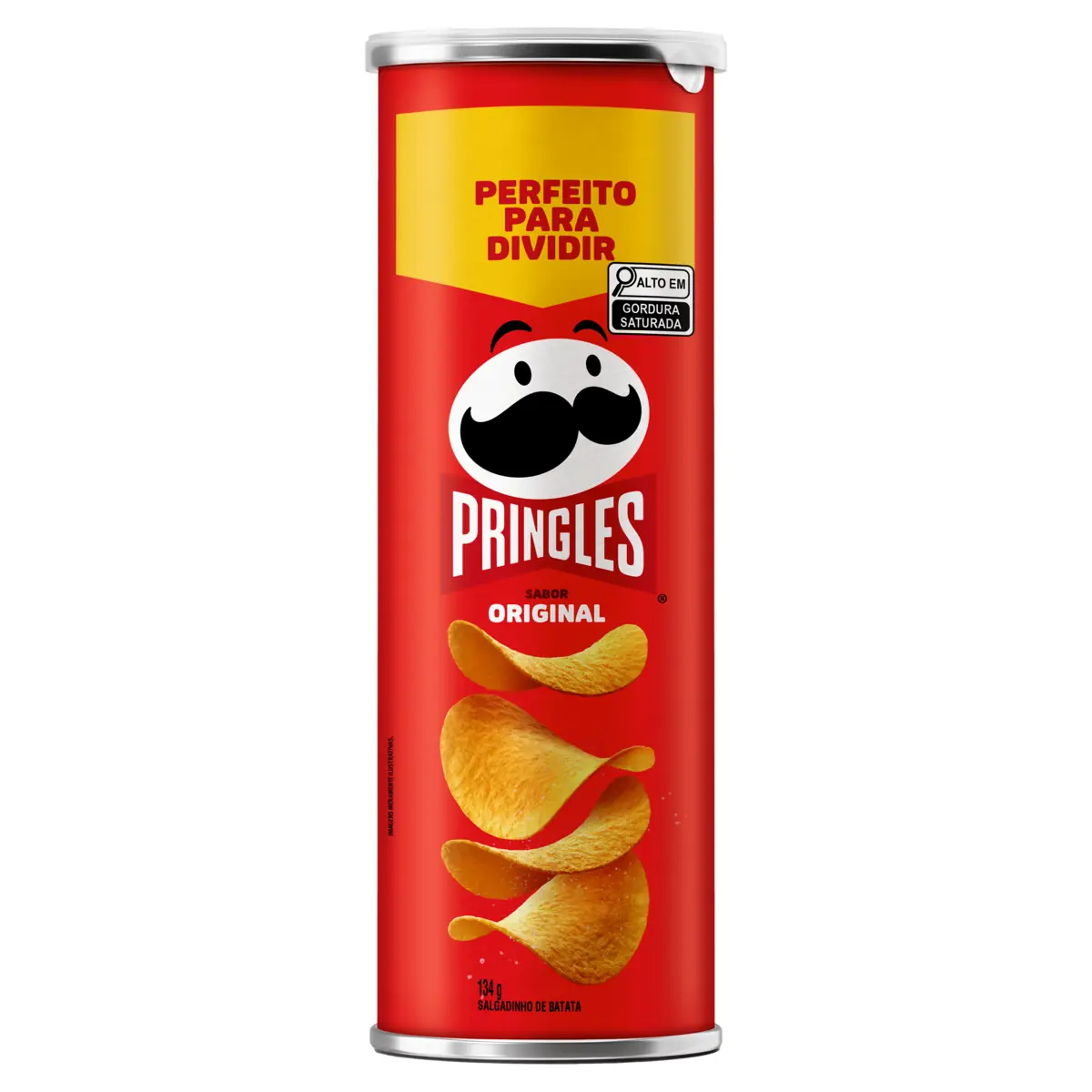Salgadinho De Batata Original Pringles Tubo 134g