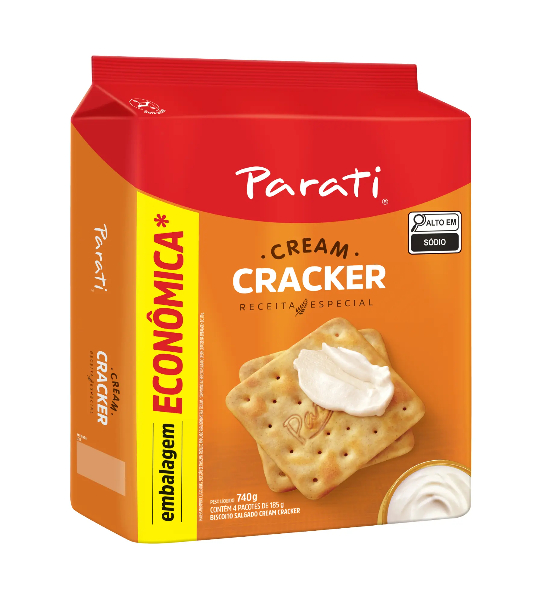 Biscoito Parati 740g Cream Cracker