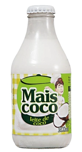 Leite De Coco Mais Coco Vidro 200ml
