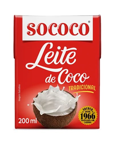 Leite De Coco Tradicional Sococo Caixa 200ml